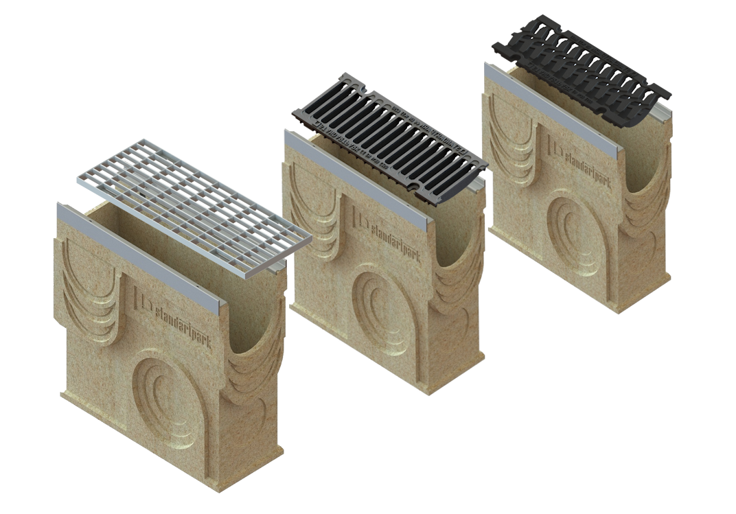 Пескоуловитель полимербетонный CompoMax Drive U DN150